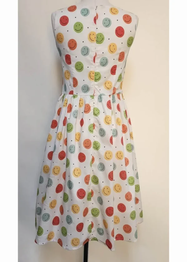 Tulip B Smiley Faces 40's Swing Dress Multi