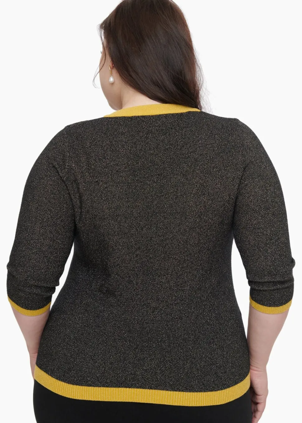 Unique Vintage Bookworm Peacock 40's Cardigan Black Gold