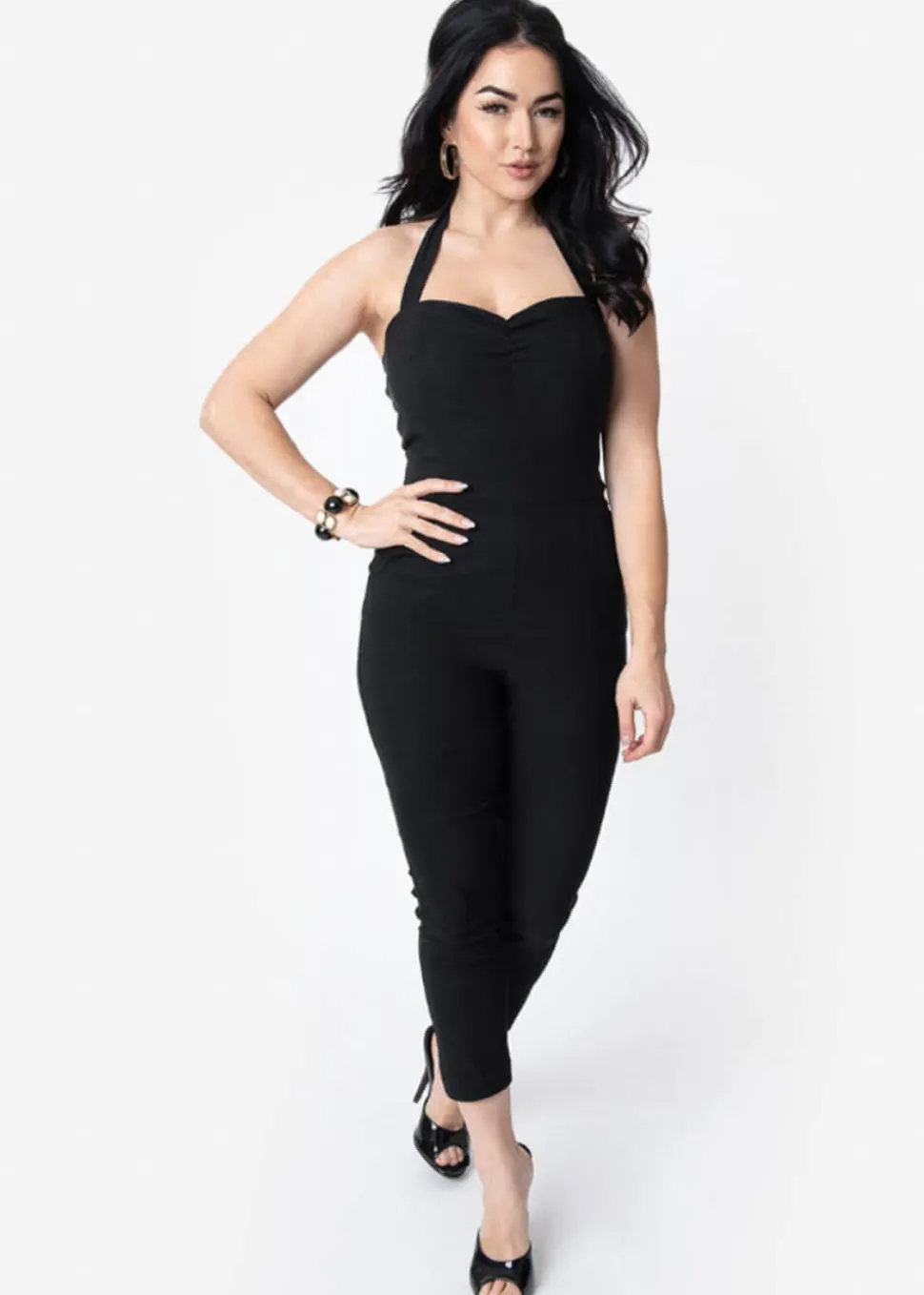 unique_vintage_marcel_hal_6.webp Unique Vintage Marcel Halter 50's Jumpsuit Black