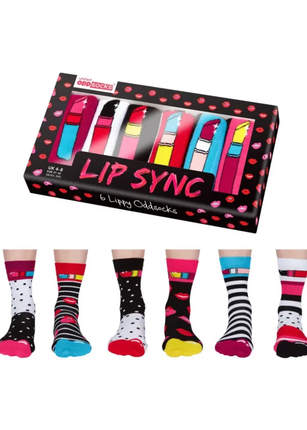 United Odd Socks 6 Women's Socks Lip Sync