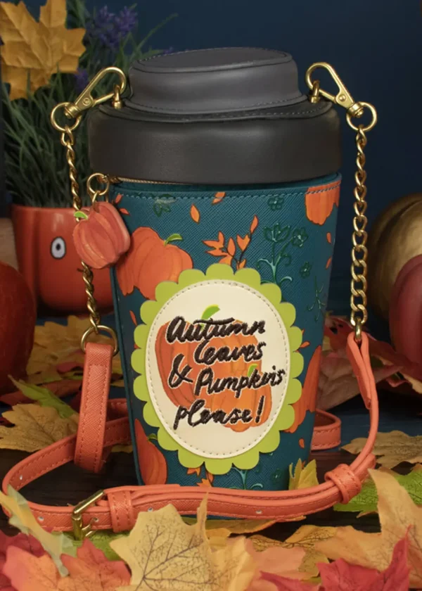 Vendula London Sugar and Spice Coffee Shop Pumpkin Spice Latte Bag