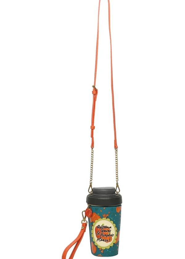 Vendula London Sugar and Spice Coffee Shop Pumpkin Spice Latte Bag