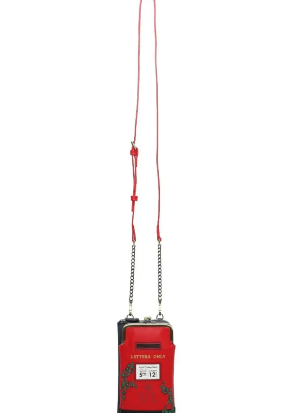Vendula London The Old Post Office Postbox Phone Clipper Pouch Red