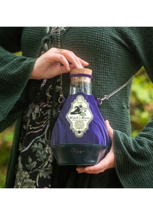Vendula London The Witches Pantry Potion Bottle Bag Violet