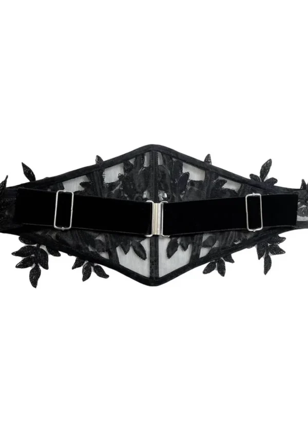 Videnoir Black Widow Corset Belt Black
