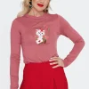 Voodoo Vixen Kitty Love Letter Pull Pink
