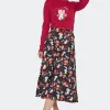 Voodoo Vixen Puppy And Kitten Valentines Skirt Black