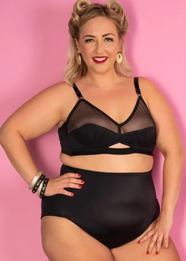 What Katie Did Liz High Waist Knickers Black