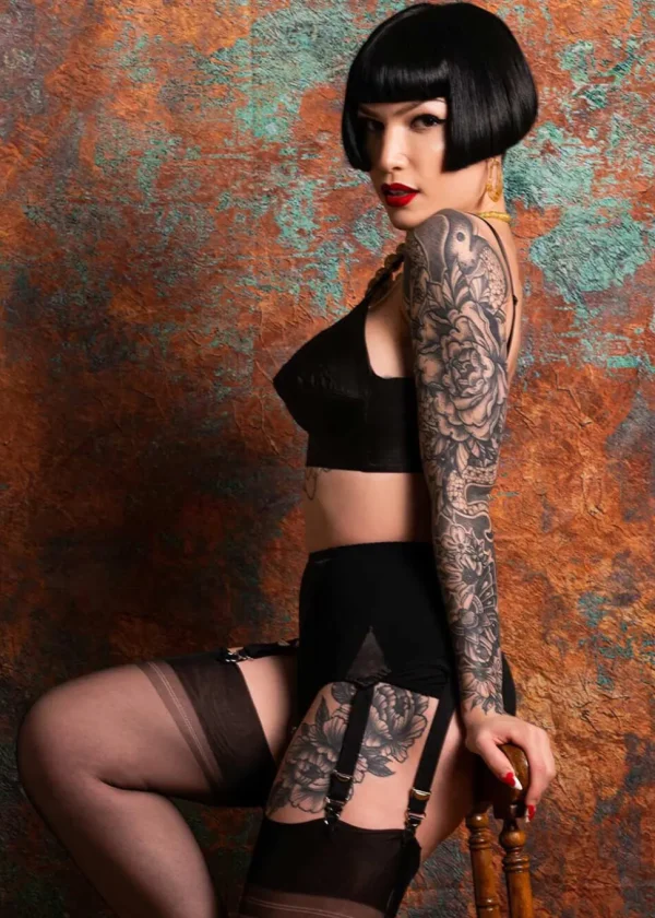 What Katie Did Maitresse Suspender Belt Black