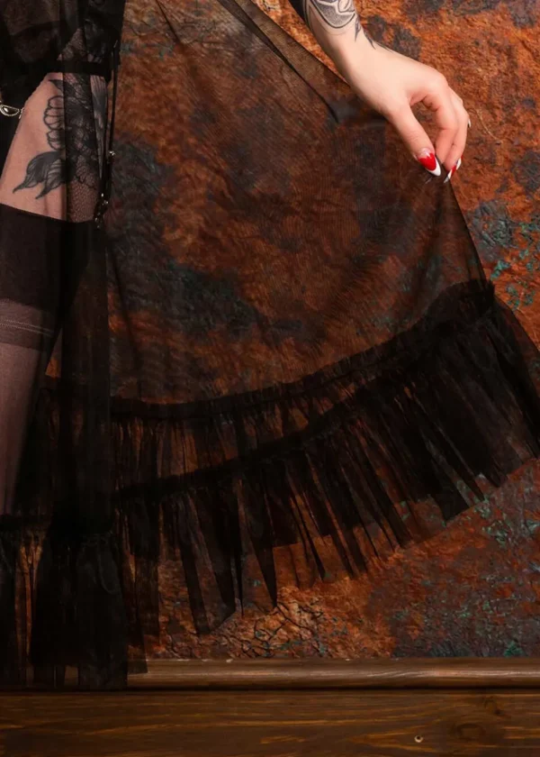 What Katie Did Sandra Frilly 50's Petticoat Black