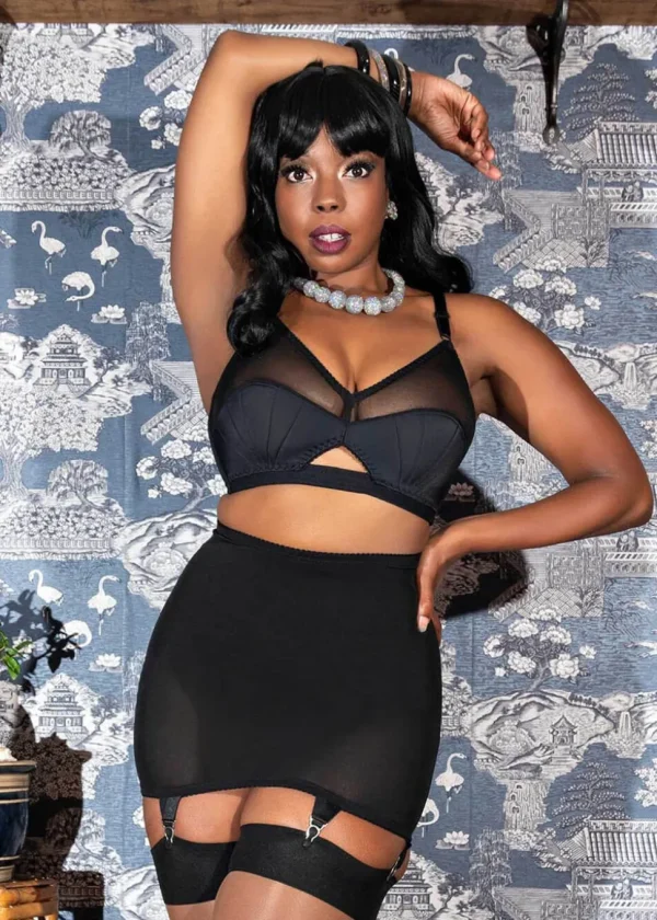 What Katie Did Trixie Firm Control Girdle Black