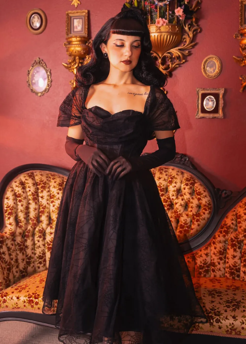 witchwood_octavias_web_sp_3.webp Witchwood Octavia's Web Spider Web Swing Dress Black
