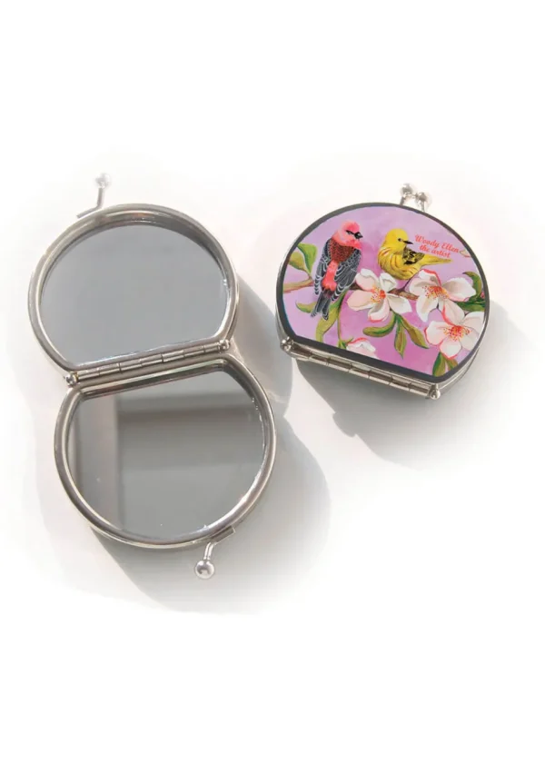 Woody Ellen Bloom 50's Compact Mirror