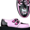 YRU Shoes x Hello Kitty Super Kreep Drac Creepers Pink