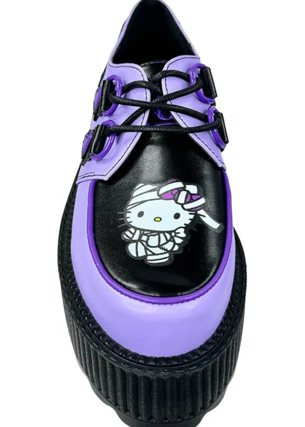 YRU Shoes x Hello Kitty Super Kreep Mummy Creepers Violet